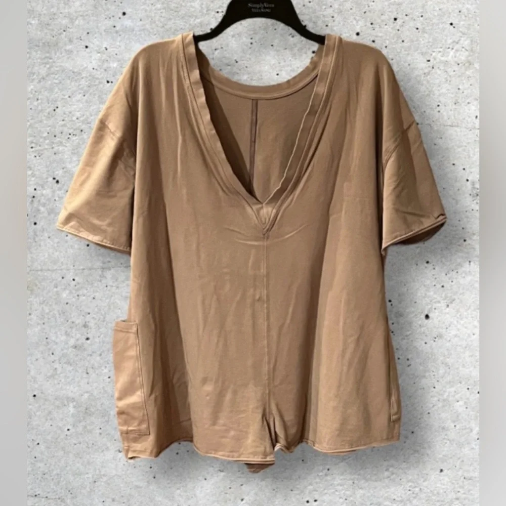 NWT Free People Hot Shot Tee Romper - Picture 8 of 15